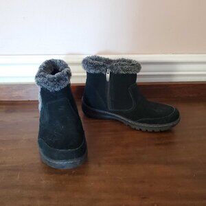 Cute Fur Trim Ankle Boots